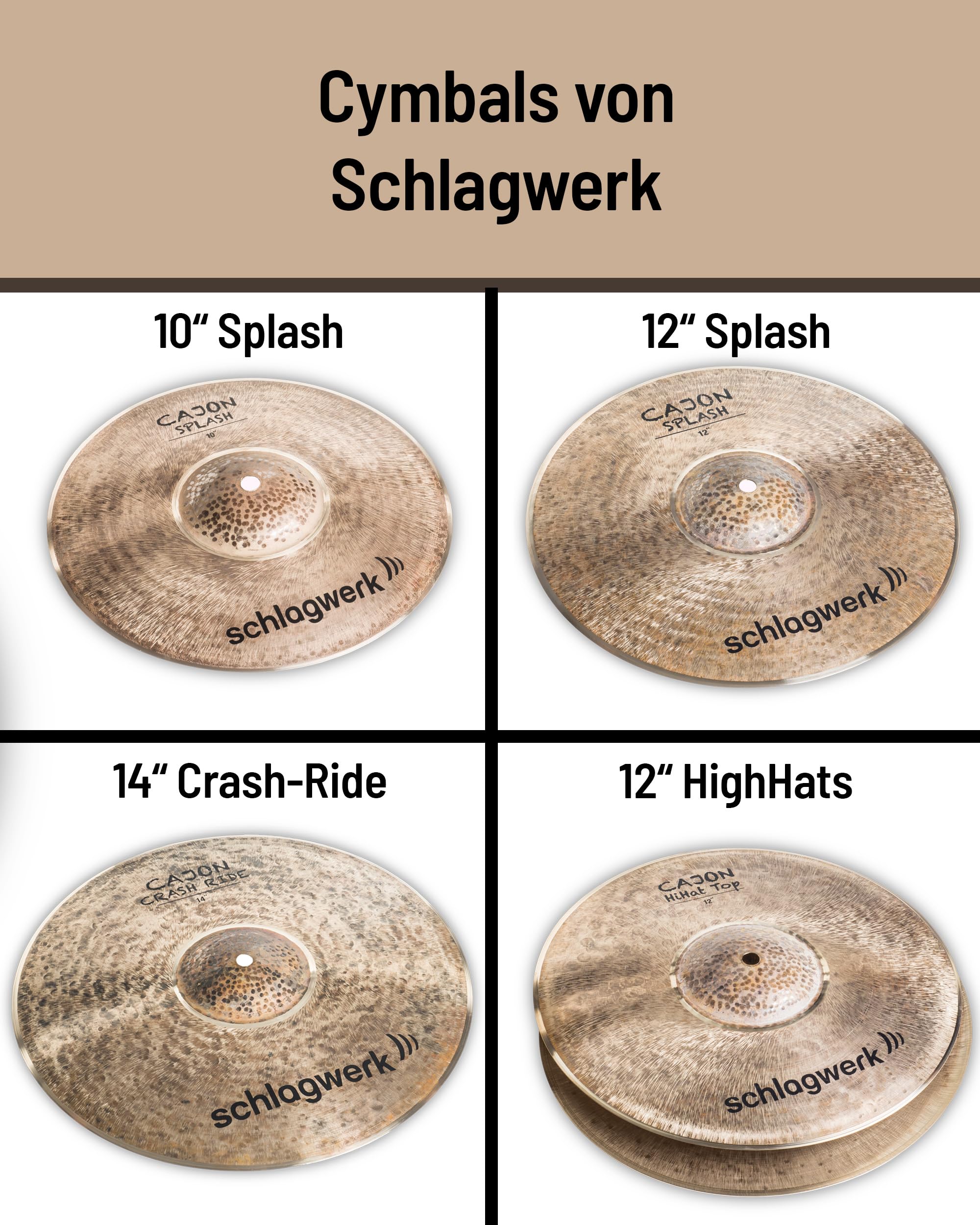 Amazon | Schlagwerk シュラグヴェルク カホンシンバル スプラッシュ